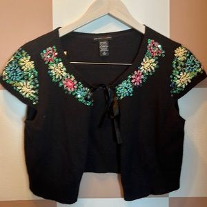 Shrug embroidered